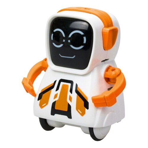 Robot electronic pokibot alb cu portocaliu