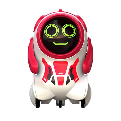Robot electronic pokibot alb cu rosu
