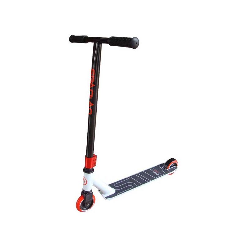Trotineta Freestyle Stunt Aluminiu, negru/rosu