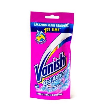 Solutie pentru indepartarea petelor Vanish Pink Oxi Action 100ml Solutie pentru indepartarea petelor Vanish Pink Oxi Action 100ml
