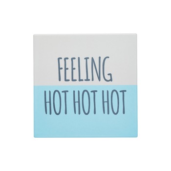 Suport patrat pentru servire 20 cm, Albastru - Kitchen Craft Suport patrat pentru servire 20 cm, Albastru - Kitchen Craft