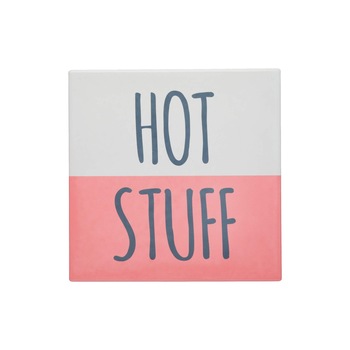 Suport patrat pentru servire 20 cm, Roz - Kitchen Craft Suport patrat pentru servire 20 cm, Roz - Kitchen Craft