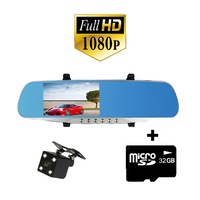 camera auto oglinda dvr loosafe roadteam l708 full hd lentile sony 170 grade 43 inch camera marsarier inregistrare cliclica wdr negru imagen 25_0_
0