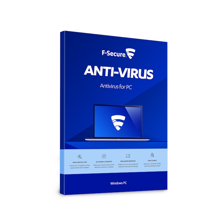 F-Secure Anti-Virus, Elektronikus licenc, 1 felhasználó, 1 év