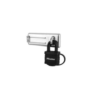 Set lacat corp de 40 mm cu suport de lacat corp de 11,5cm, Masterlock, 7804704EURD Set lacat corp de 40 mm cu suport de lacat corp de 11,5cm, Masterlock, 7804704EURD