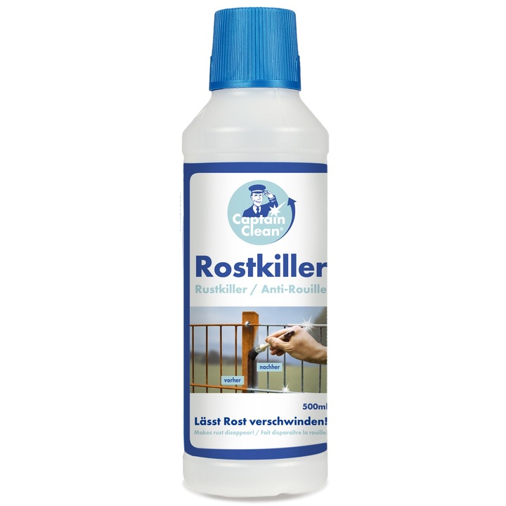 Solutie Tratament Convertor Rugina Rostkiller 500ml, Transforma Rugina in Grund Protector
