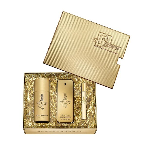 Комплект за мъже Paco Rabanne 1 Million - Тоалетна вода EDT 100 мл ...