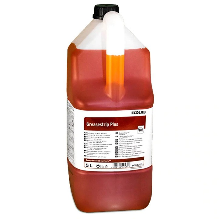 Degresant pentru grasime arsa (plite, cuptoare) GREASESTRIP PLUS 5L Ecolab
