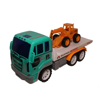 Camion transportator cu excavator  Camion transportator cu excavator