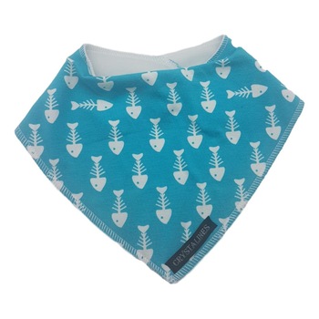 Set 5 bandane-bavete Crystal Ines, semi-impermeabile, OEKO-TEX, bumbac, culori asortate Set 5 bandane-bavete Crystal Ines, semi-impermeabile, OEKO-TEX, bumbac, culori asortate