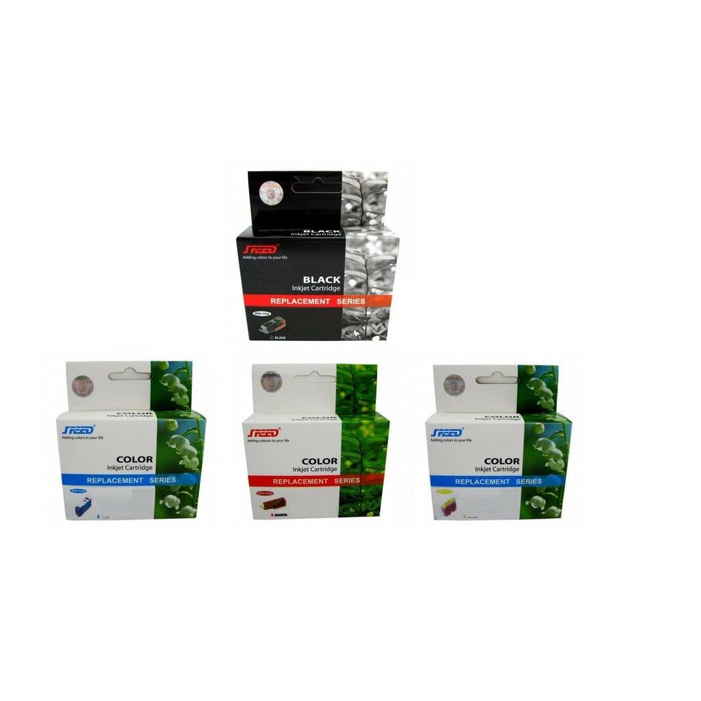 Pachet cartuse cerneala Speed (973XL) L0S07AE negru F6T81AE cyan F6T82AE magenta F6T83AE galben HP