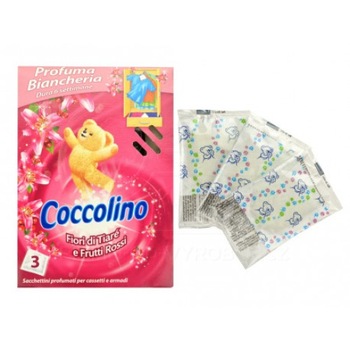 Set Pernute parfumate Haine/Dulap, Coccolino, Fiori di Tiare e Frutti Rossi, 3 plicuri Set Pernute parfumate Haine/Dulap, Coccolino, Fiori di Tiare e Frutti Rossi, 3 plicuri