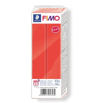 Lut polimeric Fimo Soft pentru modelaj Indian Red 454g STH-8021-24 Lut polimeric Fimo Soft pentru modelaj Indian Red 454g STH-8021-24