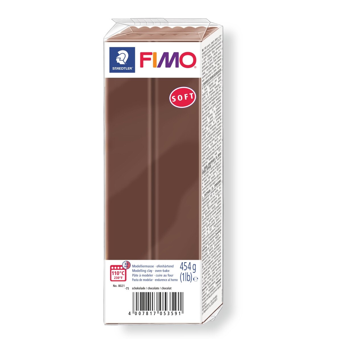Lut polimeric Fimo Soft pentru modelaj Chocolate 454g STH-8021-75