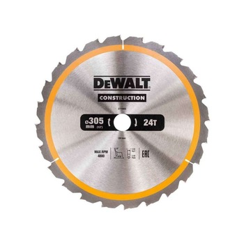 Panza, Dewalt, de fIerastrau circular CONSTRUCTION 305x30,Z 24 DT1958-QZ Panza, Dewalt, de fIerastrau circular CONSTRUCTION 305x30,Z 24 DT1958-QZ