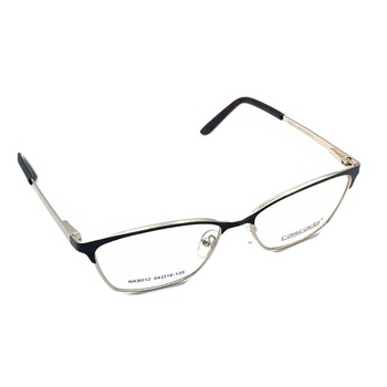Rame ochelari de vedere, Cascada, Dama, NK8012, 54mm, Negru/Auriu Rame ochelari de vedere, Cascada, Dama, NK8012, 54mm, Negru/Auriu