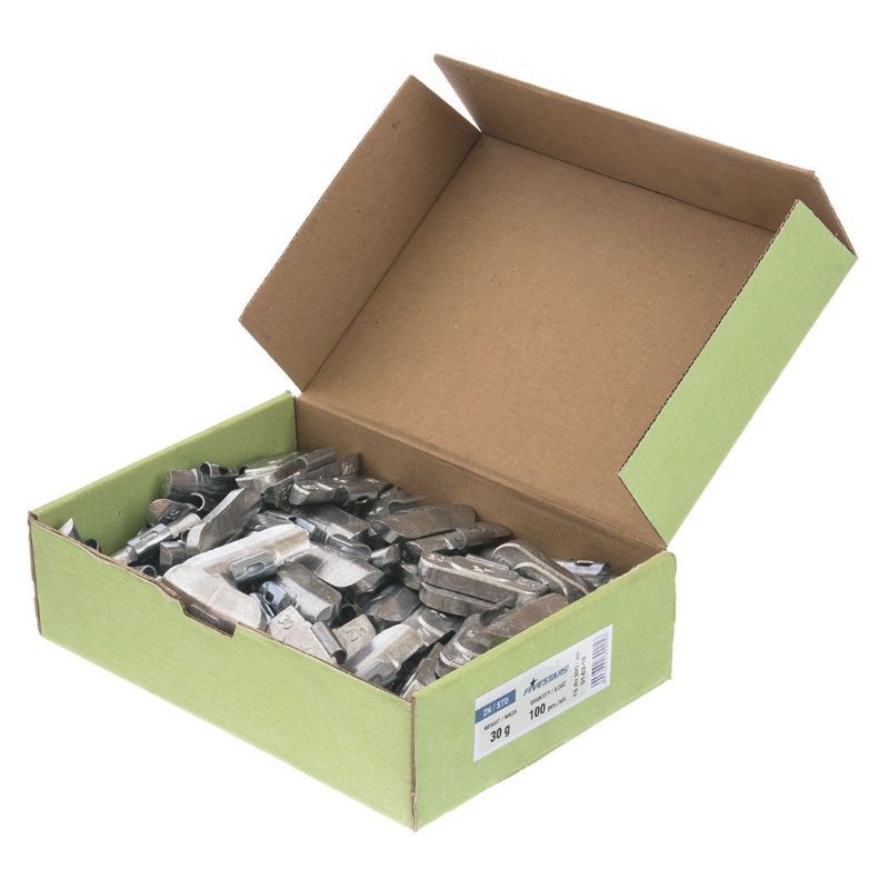 Set contra-greutati pentru jante tabla 30 Grame, 100 Piese Fivestar - 1455