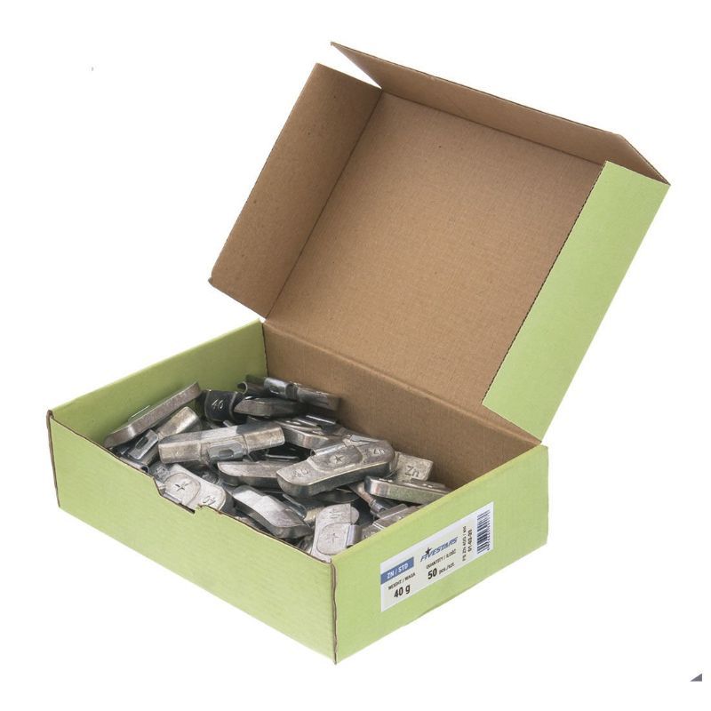 Set contra-greutati pentru jante tabla 40 grame, 50 piese Fivestar - 1448