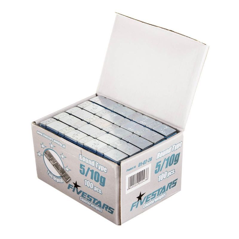 Set contra-greutati autoadezive 5 grame 100 piese Fivestars - 1452