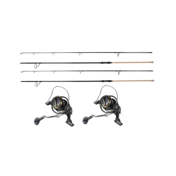 Kit 2 Lansete Hermes II Crap lungime 3.60 metri actiune 3.75lbs echipate cu 2 Mulinete Hermes II 8000 cu tambur Ultra Long Cast metalic si 13 rulmenti Kit 2 Lansete Hermes II Crap lungime 3.60 metri actiune 3.75lbs echipate cu 2 Mulinete Hermes II 8000 cu tambur Ultra Long Cast metalic si 13 rulmenti