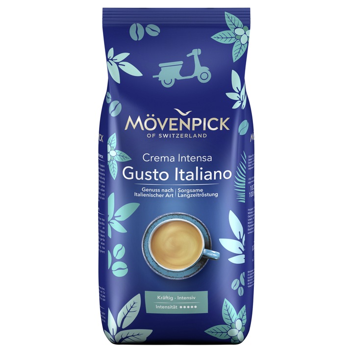 Mövenpick Caffé Crema Gusto Italiano szemes kávé, 1 kg