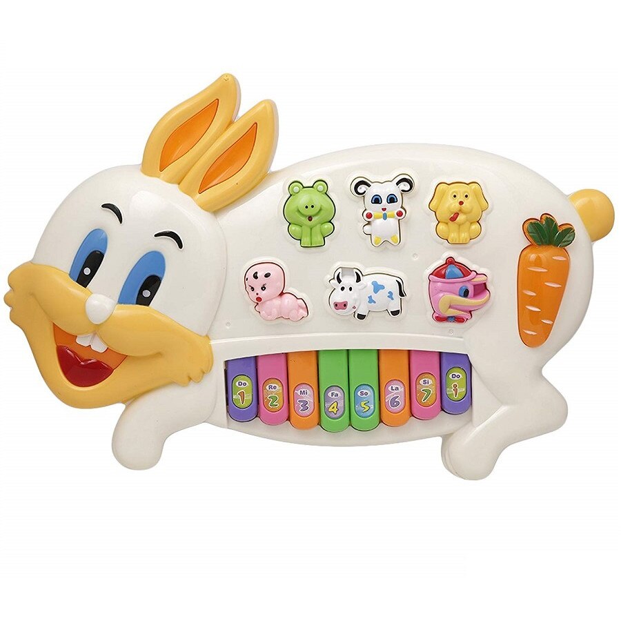 Jucarie interactiva muzicala Pian cu Animalute