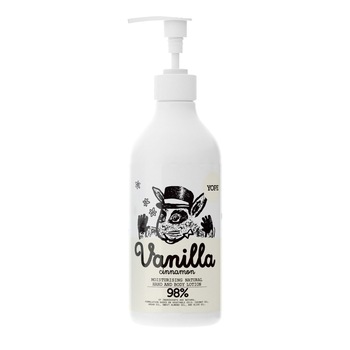 Balsam natural pentru maini si corp cu Vanilie si Scortisoara, Yope, 300 ml Balsam natural pentru maini si corp cu Vanilie si Scortisoara, Yope, 300 ml