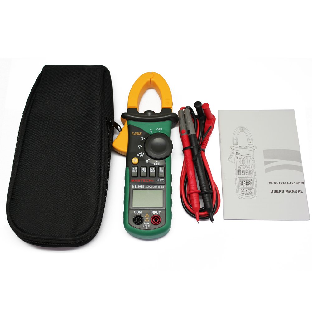 Амперклещи MASTECH MS2108, ADC/AAC, С подсветка, VAC/VDC, OHM, F, Hz ...