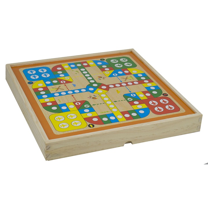 Комбинирана магнитна игра MAXIMA, Пъзел, В дървена кутия, 270218