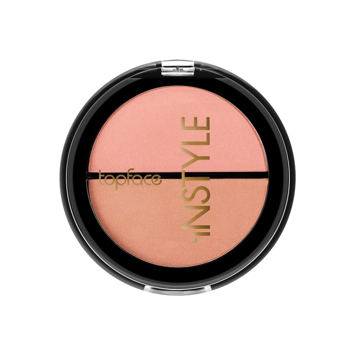 Fard de obraz Topface Twin Blush On, nuanta 004, 10g