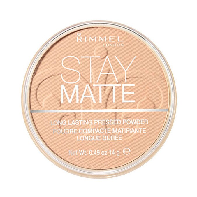 Pudra matifianta rezistenta la transfer RIMMEL London Stay Matte, 005 Silky Beige, 14g
