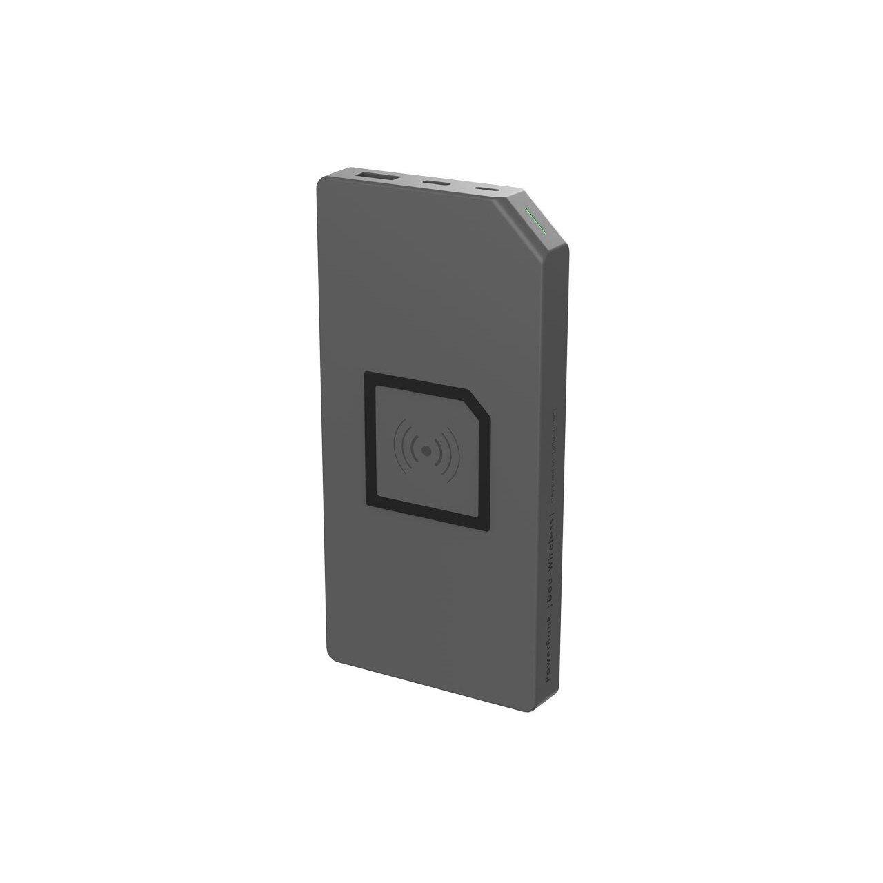 Baterie externa Duo Wireless 8000 mAh - Gri