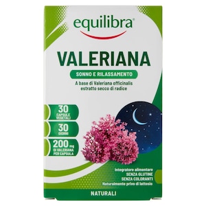 Supliment alimentar, Valeriana, Pentru insomnie, Pentru relaxare, Equilibra, 30 Capsule, 15 g