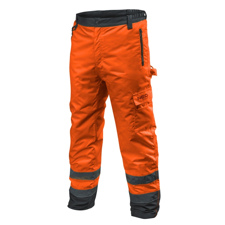 Работен панталон, оранжев, размер 2XL, Neo 81-761-XXL