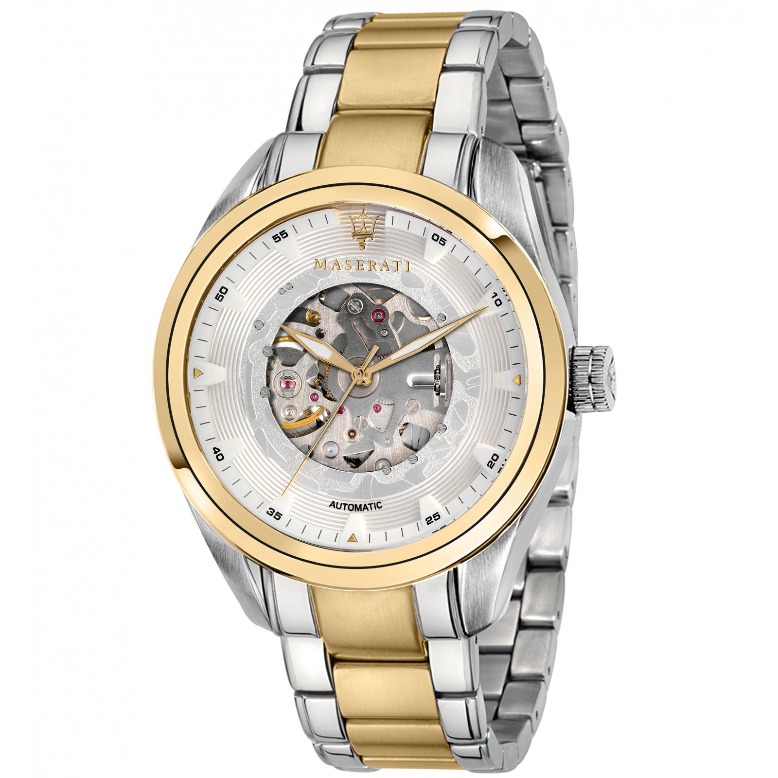Ceas barbatesc Maserati R8823112004 Automatic Argintiu, Auriu