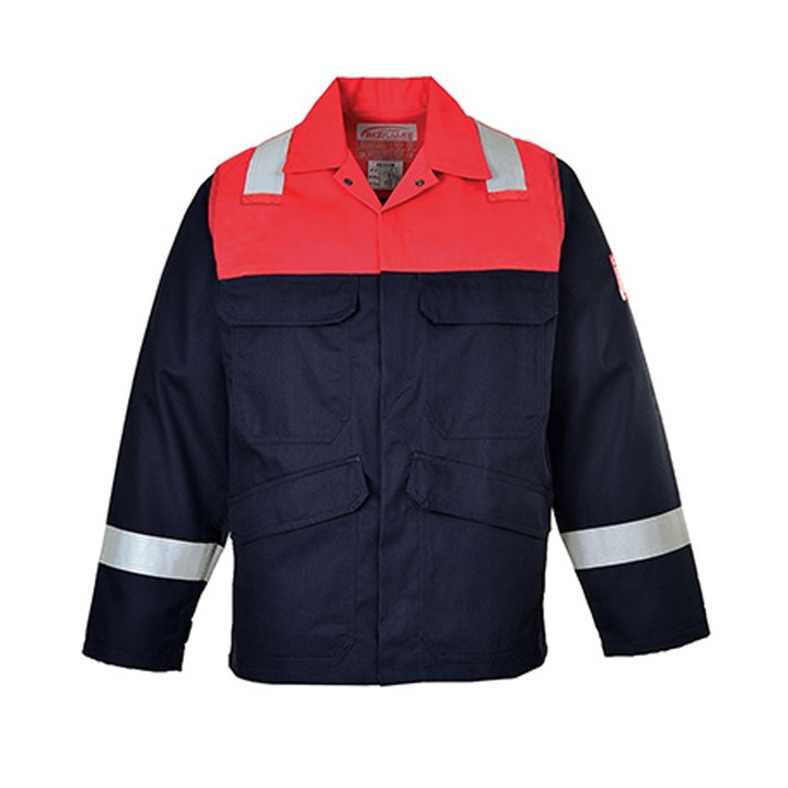 Jacheta de lucru, BIZ FLAME, protectie ignifuga, marimea M