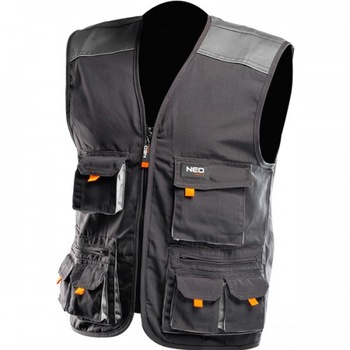 Vesta de lucru, negru, marime L, Neo 81-260-L Vesta de lucru, negru, marime L, Neo 81-260-L