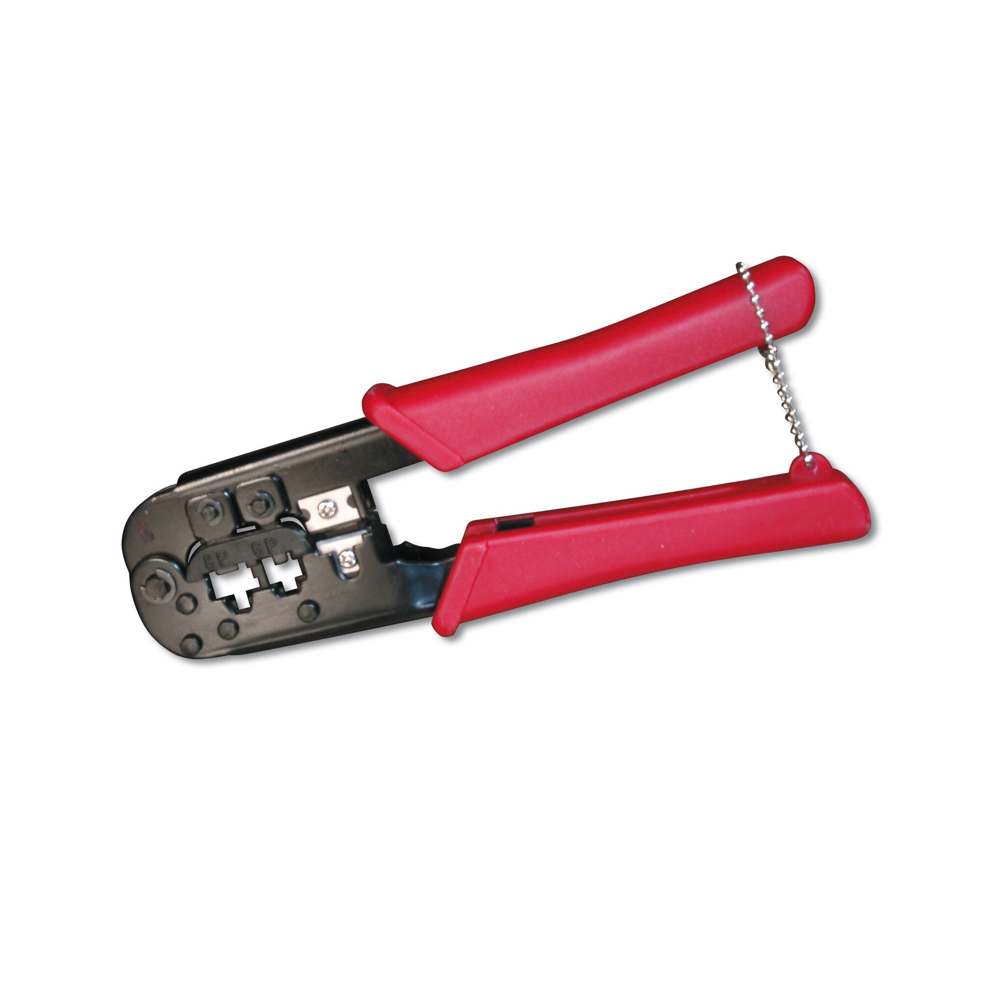 Dispozitiv de sertizare pentru conectori , Digitus , RJ12 RJ45 , negru cu rosu