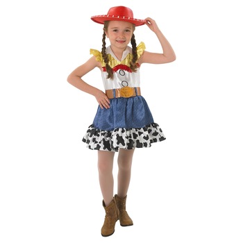 Costum cowboy Disney Jessie Toy Story fete 110 cm (3-4 ani) Costum cowboy Disney Jessie Toy Story fete 110 cm (3-4 ani)