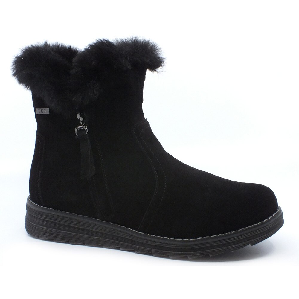 Cizme dama, Maria Conti, piele, negre, cu TEX, Negru