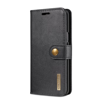 Husa piele, 2 in 1, protectie superioara, inchidere magnetica, tip portofel, back cover, stand, Samsung Galaxy S9 - CaseMe, Negru Husa piele, 2 in 1, protectie superioara, inchidere magnetica, tip portofel, back cover, stand, Samsung Galaxy S9 - CaseMe, Negru