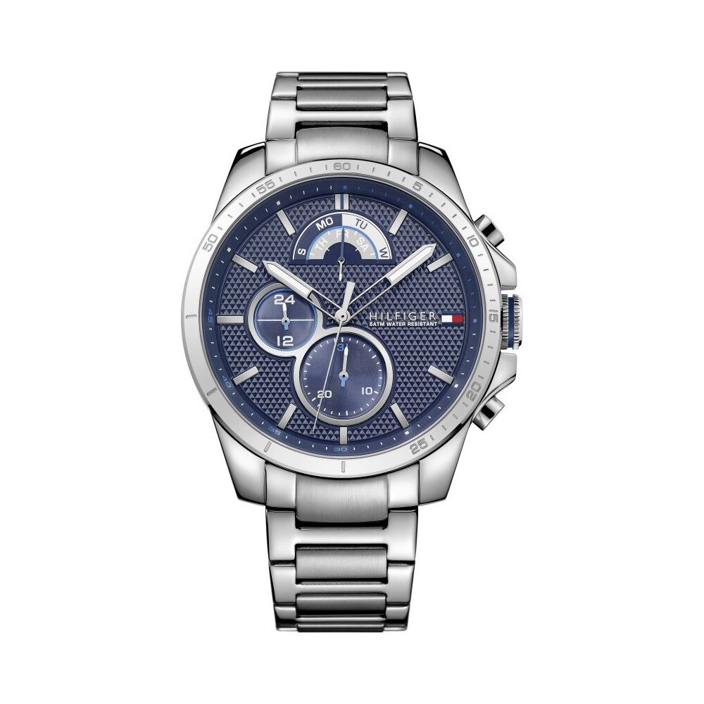 Луксозен мъжки часовник Tommy Hilfiger Decker 1791348, сив