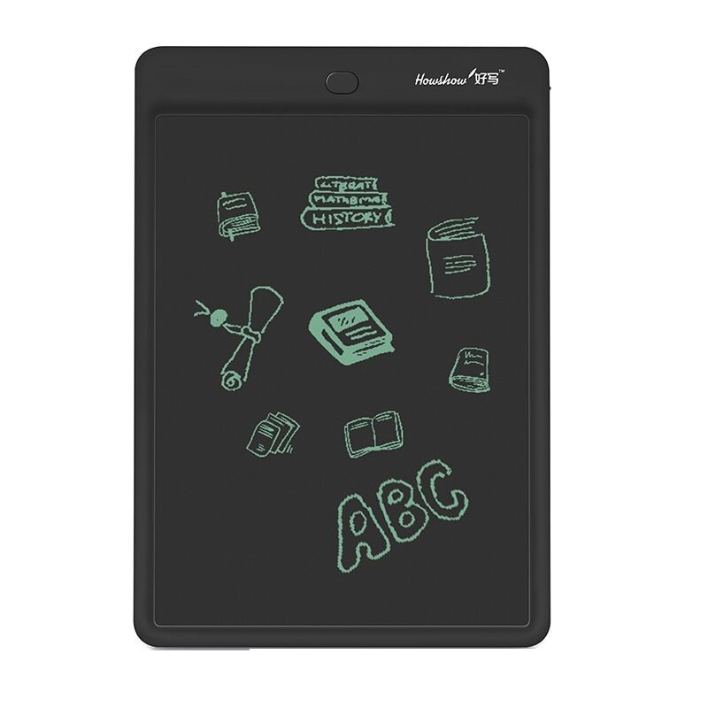 Tableta LCD Pyramid® , 12 inch, scris si desenat pentru copii, o singura culoare de desen, negru, H12L