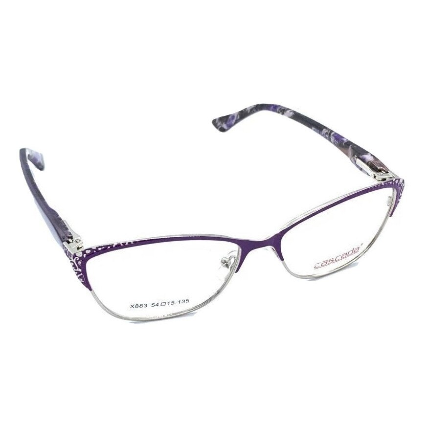 Rame ochelari de vedere, Cascada, Dama, X883, 54mm, Mov/Argintiu