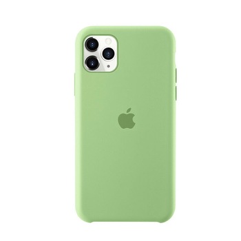 Husa protectie spate Bibilel cu logo Apple pentru iPhone 11, silicon, Verde, BBL1138 Husa protectie spate Bibilel cu logo Apple pentru iPhone 11, silicon, Verde, BBL1138