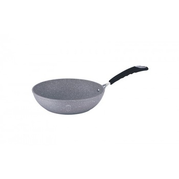 Tigaie marmorata wok , 28 cm Grey Stone Line Berlinger Haus Premium,inductie BH 1159 Tigaie marmorata wok , 28 cm Grey Stone Line Berlinger Haus Premium,inductie BH 1159