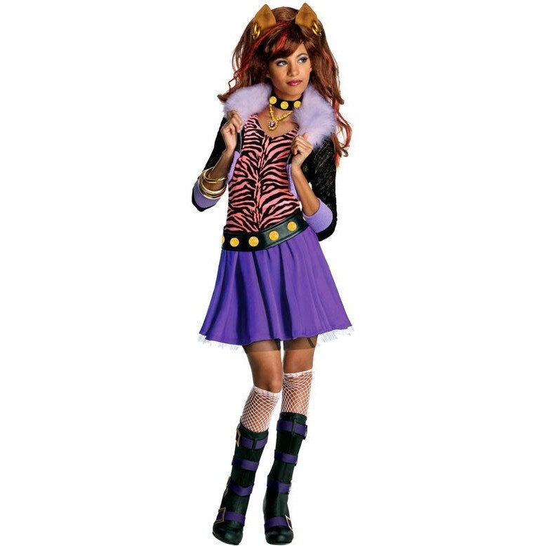 Costum Monster High copii Clawdeen 120 cm (5-6 ani)