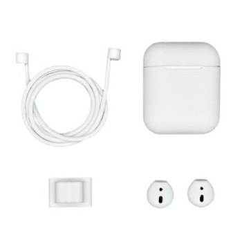 Set de 4 piese pentru casti AirPods, Alb Set de 4 piese pentru casti AirPods, Alb