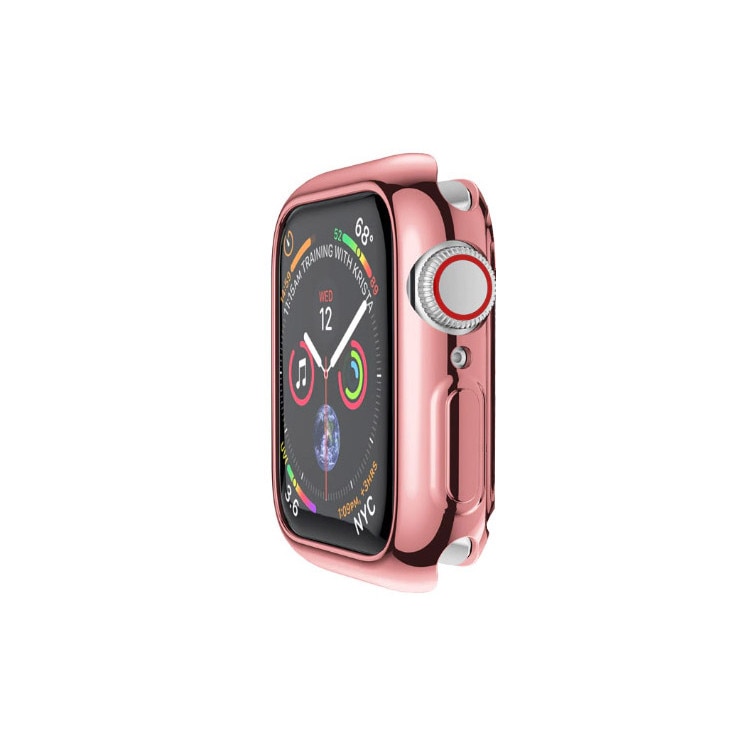 Husa protectie, Full Body, Silicon, Apple Watch, 40mm, Roz