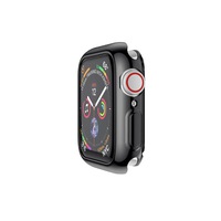 Husa protectie, Full Body, Silicon, Apple Watch, 40mm, Negru